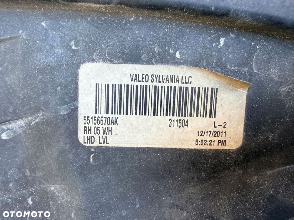 Lampa przednia JEEP GRAND CHEROKEE WK PRAWA EUROPA ORYGINALNA VALEO - 4