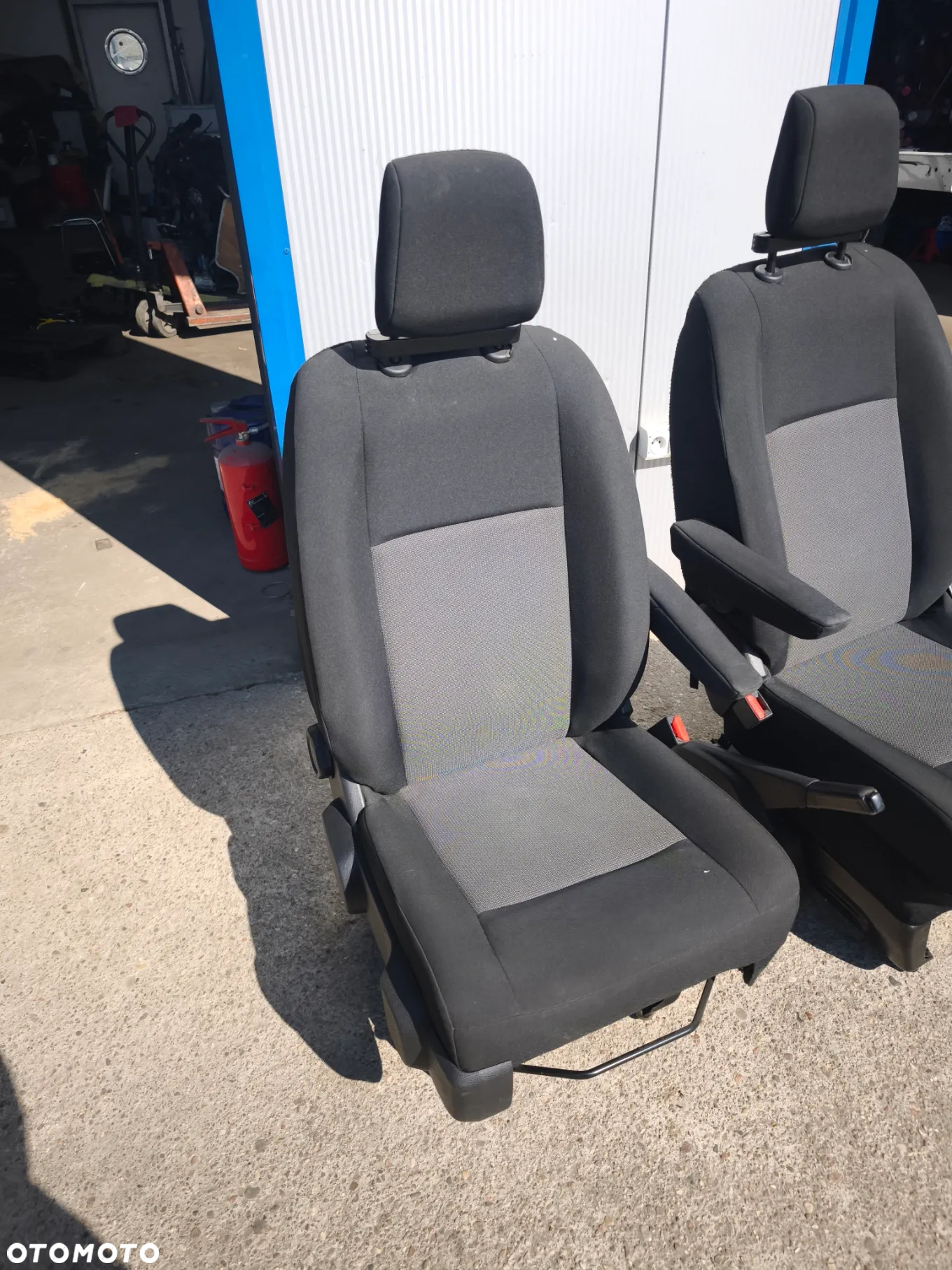 Fotel kierowcy pasażera pojedynczy lewy prawy Citroen Jumpy III Peugeot Expert Proace 2016- - 2