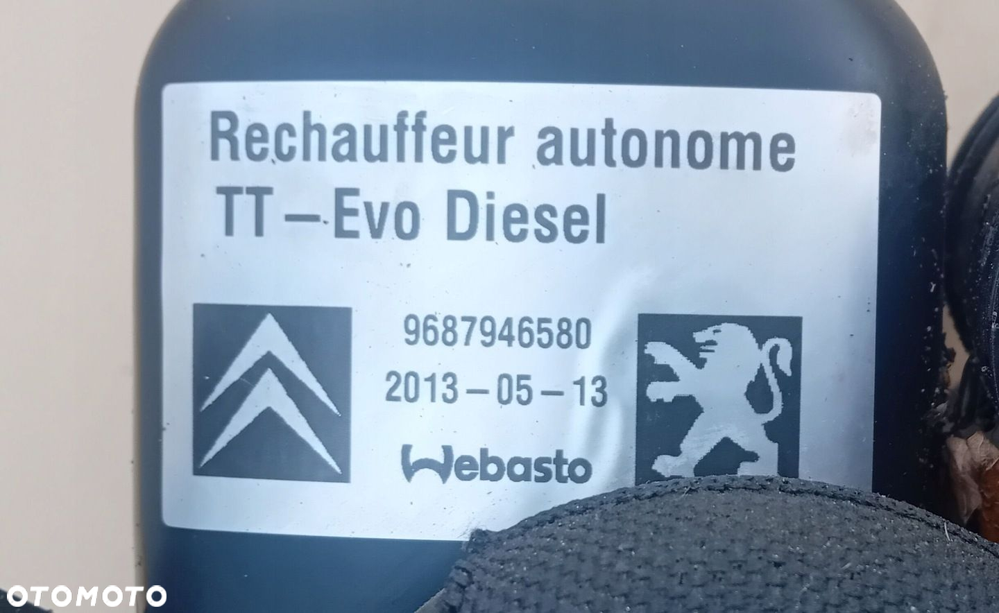 OGRZEWANIE POSTOJOWE WEBASTO THERMO TOP EVO CITROEN C5 III X7 EU 9687946580 - 4