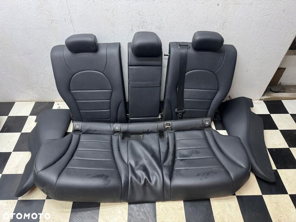 kanapa tył tylna mercedes c klasa w205 2014-2021 skóra - 6