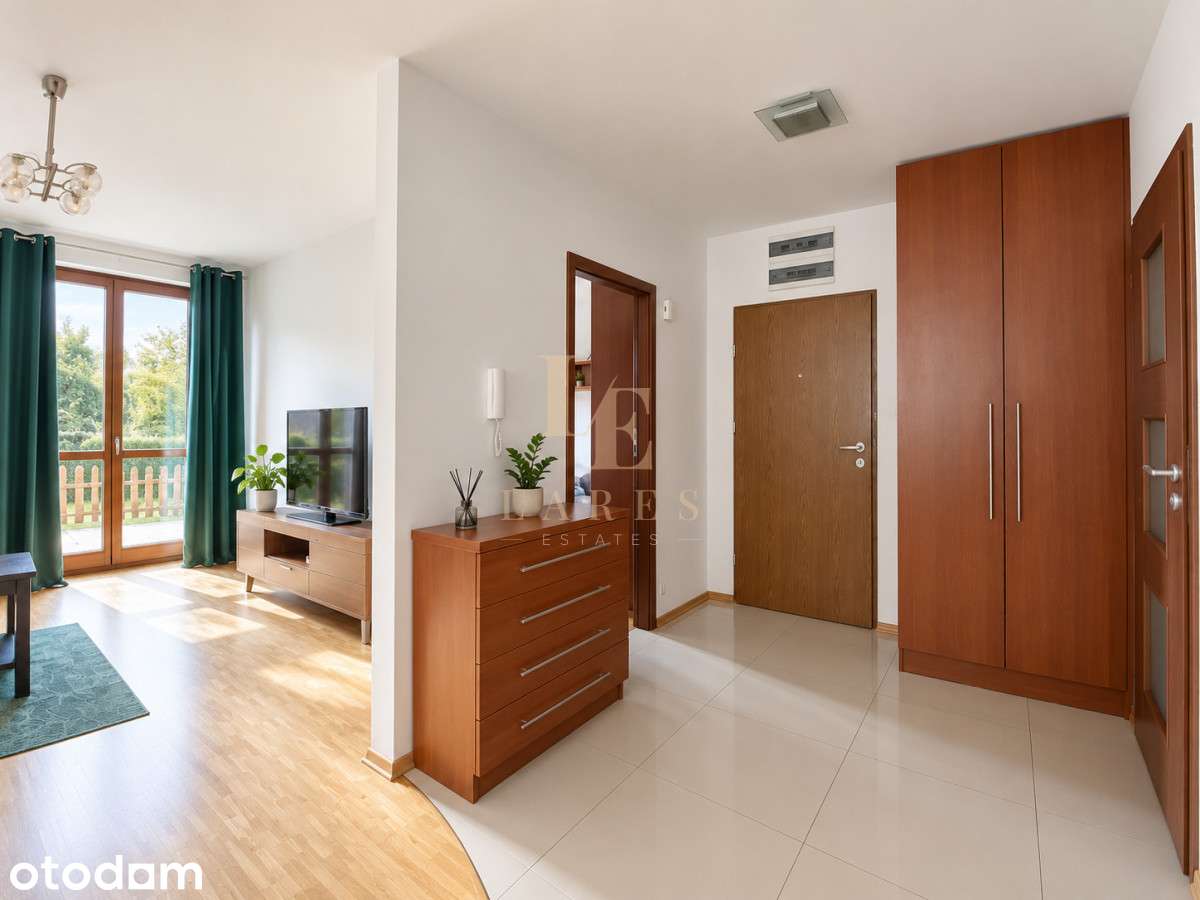 2 pokoje z ogródkiem, garażem i komórką | 56 m²