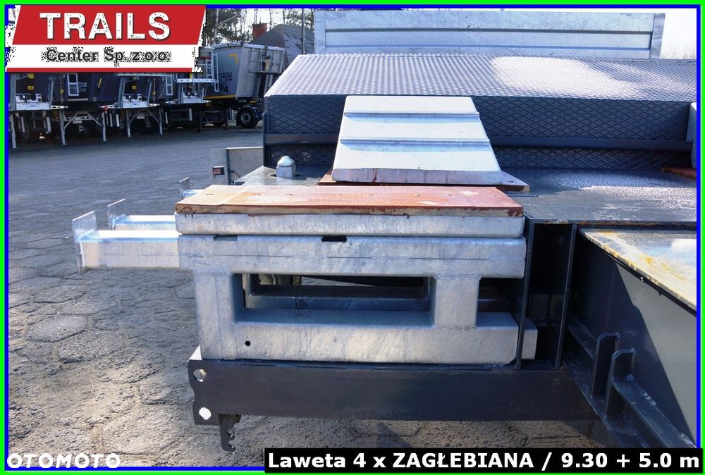 Inny Naczepa rozciągana dł. 18,60 m, zagłębiana x 4, szer. 3,00 m - NAJAZDY HYDRAULICZNE. !!! - 32