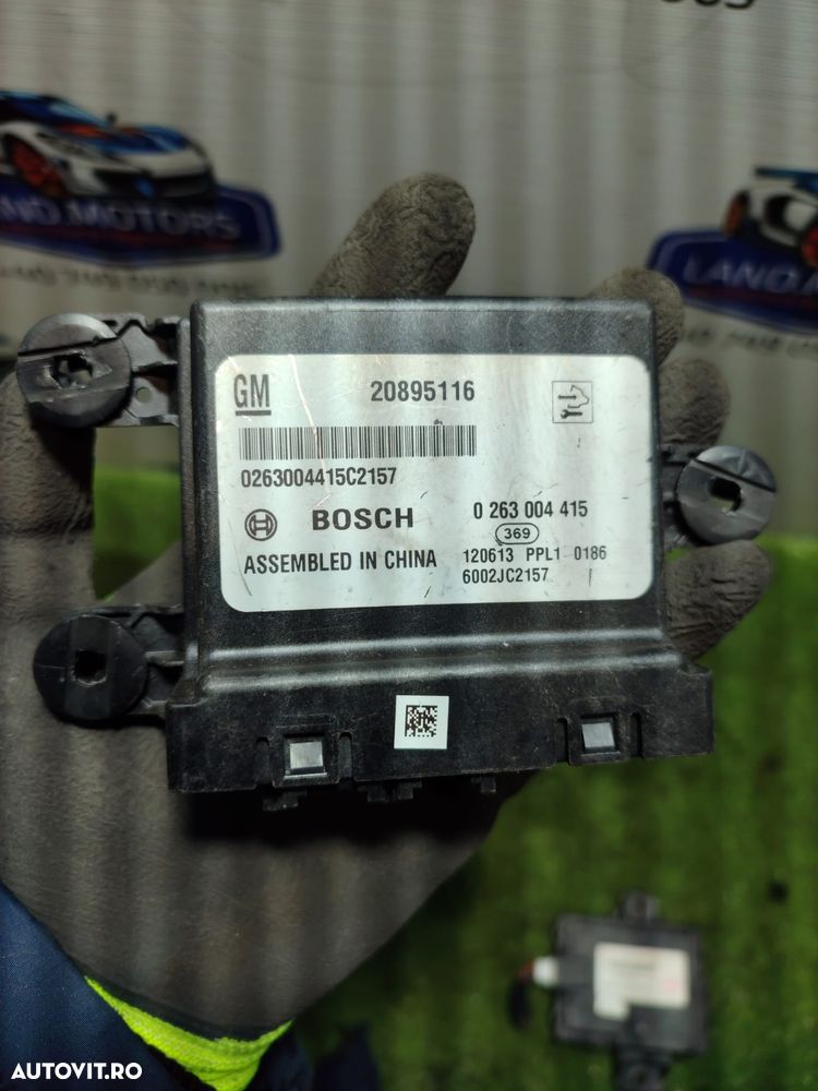 UNITATE DE CONTROL INCARCATOR + MODUL SENZORI PARCARE CHEVROLET CRUZE 1 1.6 BENZINA 2013 / 2009-2013 / HYUNDAI KONA ELECTRIC 2022 / 2021-2023 COD OEM 91950-K4610 / 20895116 / 0263004415 - 8