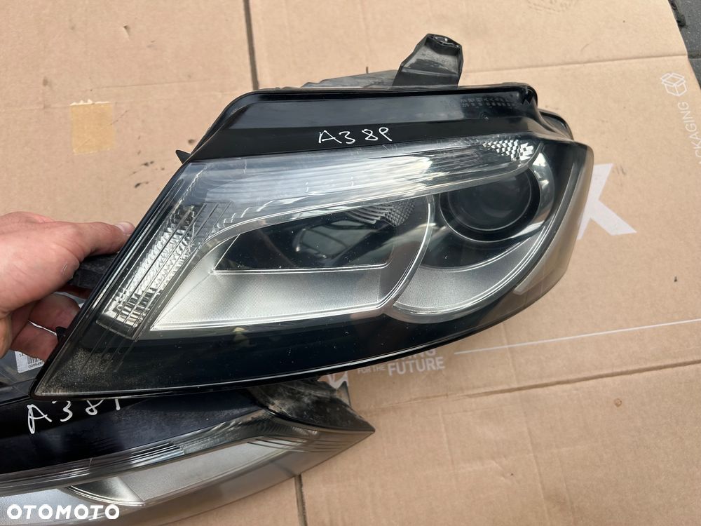 Audi A3 8P lift lampa prawy przód xenon led Europa 8P0941004  8P0941003 przetwornice - 14