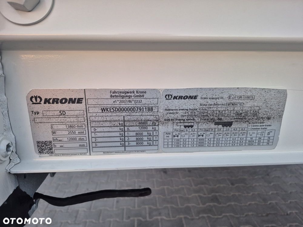 Krone FIRANKA / MEGA / MULTI LOCK / 3 POZIOMY JAZDY - 10