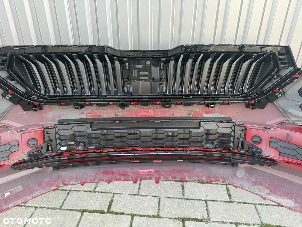 Skoda Kodiaq I Lift Sportline Zderzak Przód Przedni Kompletny 6xPDC Radar Spryskiwacze LF3P K1K1 - 8