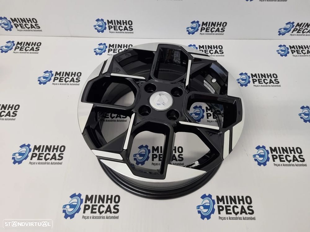 Jantes Novo Renault Clio em 15 Preto Polido - 7