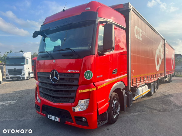 Mercedes-Benz ACTROS  MP5 euro6 6x2 jumbo zestaw  120m 38palet