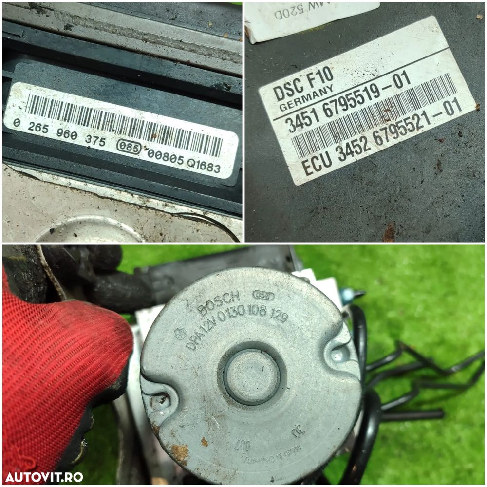 POMPA ABS BMW SERIA 5 520d F10 F11 BREAK 2010 / 2010-2017 / COD OEM 34516795519-01 / 6795519 / 34516852809 (4I1) - 8