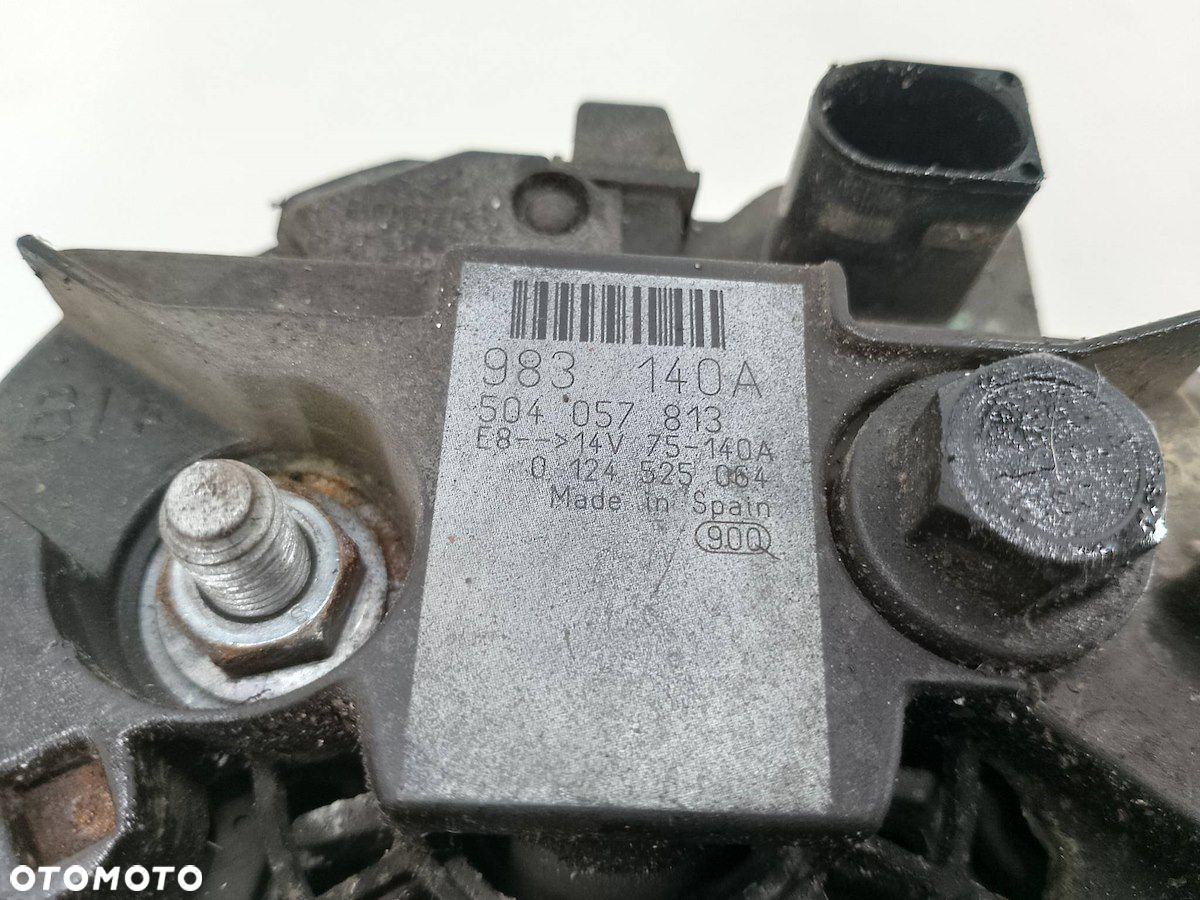 ALTERNATOR IVECO DAILY Tourus 24 504057813  0124525064 3.0 HPI - 9