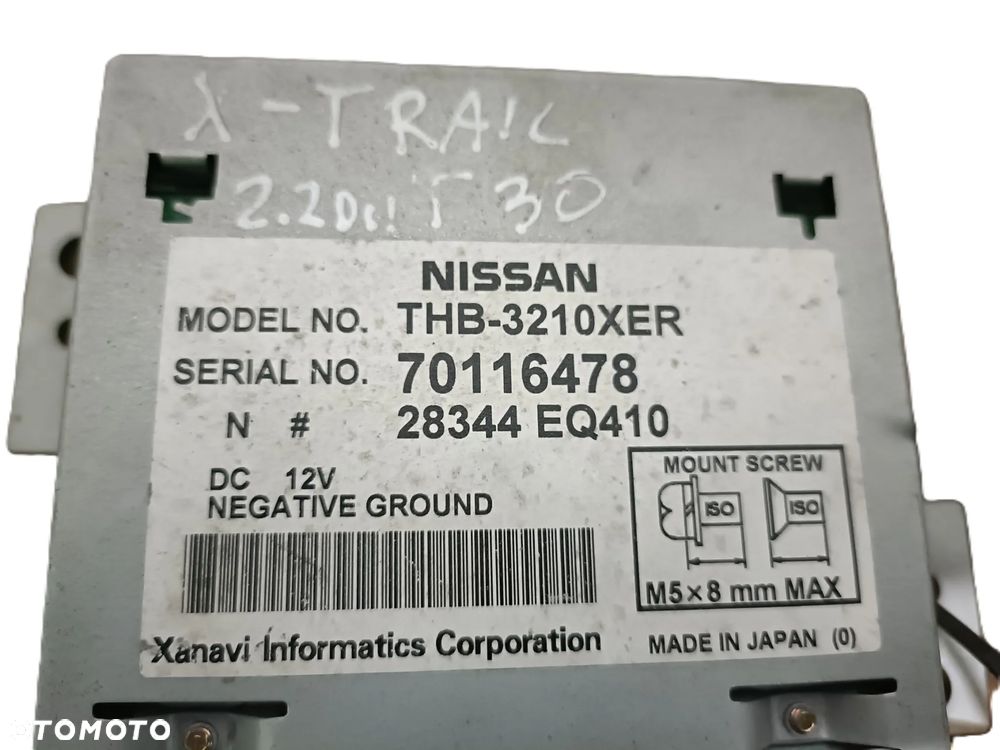NISSAN X-TRAIL T30 01-07 2,2 DCI MODUŁ NAWIGACJI THB-3210XER * - 3