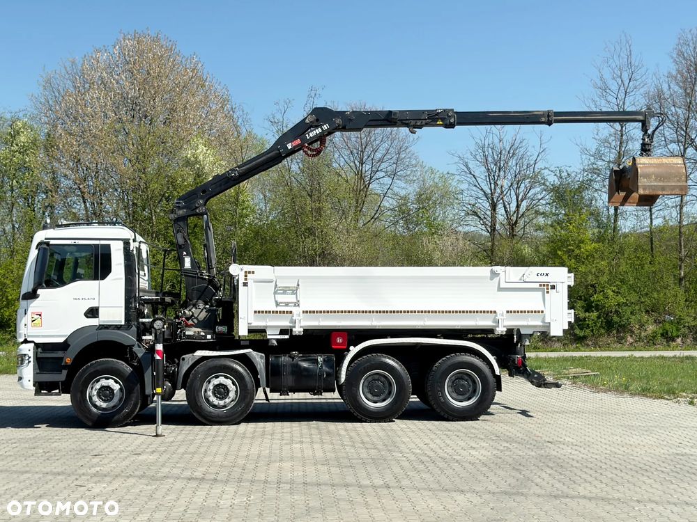 MAN TGS 35.470 * WYWROTKA 5,10 m + PILOT * HIAB Z - HIPRO 191 * 8x4 - 6