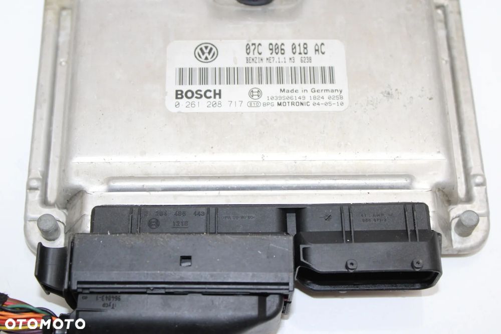 Komputer sterownik silnika ECU OE Bentley Continental GT GTC 3W0 07C906018AC 07C906018 AC 0261208717 - 1
