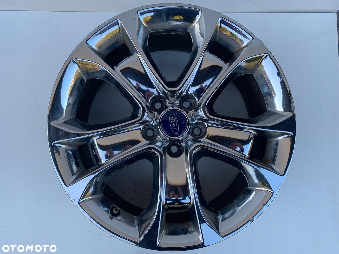 FORD ESCAPE MK2 2013-2019 FELGA ALUMINIOWA 18 CHROM TITANIUM ORYGINAŁ - 6