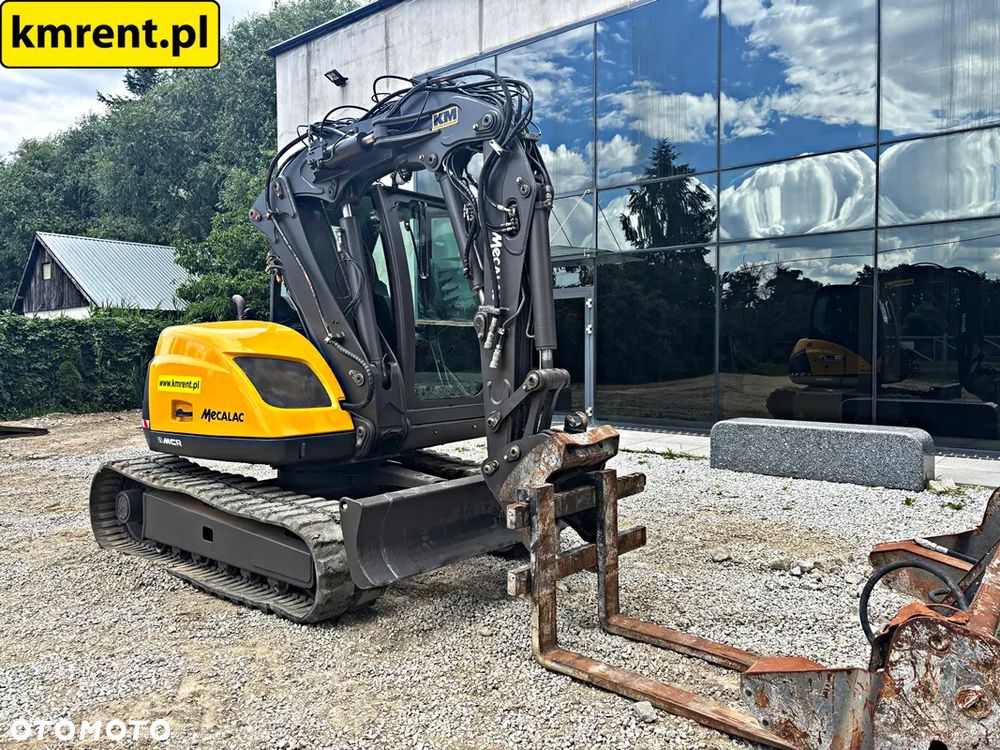 Mecalac 8 MCR MINI-KOPARKA 2012R. | MECALAC 6 MCR, JCB 8065 8080 8085 85 Z VOLVO ECR 88, CAT 308, 307 , BOBCAT 80 KOMATSU PC 88 - 7
