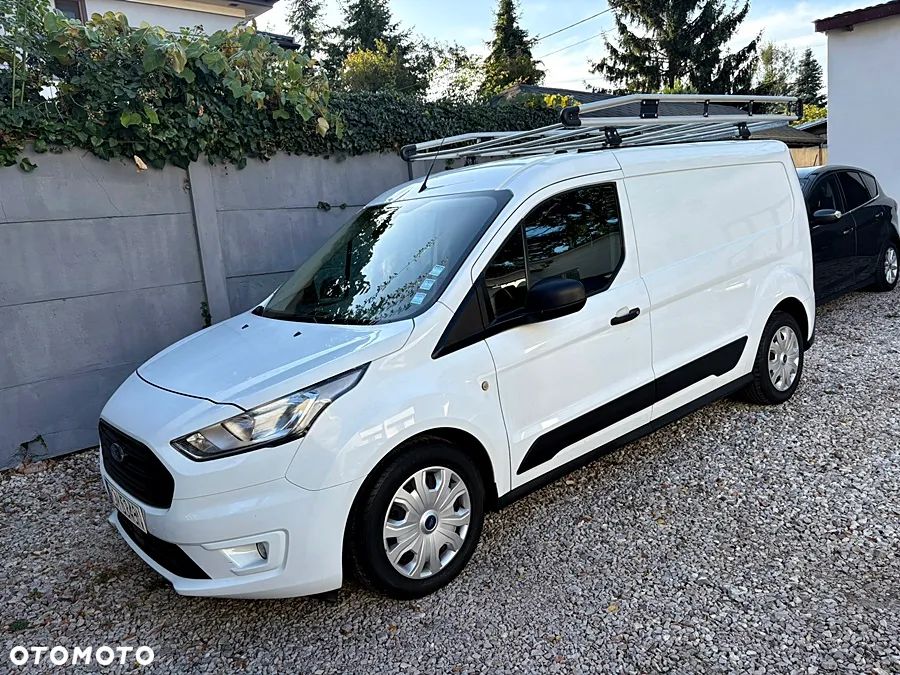 Ford Transit Connect 3 osoby LONG MAXI Klima Navi Kamera Czujniki parkowania GrzSzyba Bluetooth Apple Car Play Android Auto Bagażnik dachowy Hak Nowy rozrząd i oleje Gotowy do jazdy Pełny 2019 rok - 1