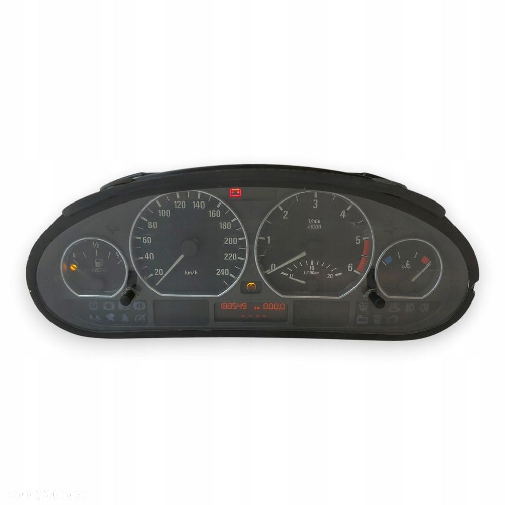 LICZNIK ZEGARY 6940870 BMW E46 318 D 320 D 2.0 D Diesel 188 549km europa - 3