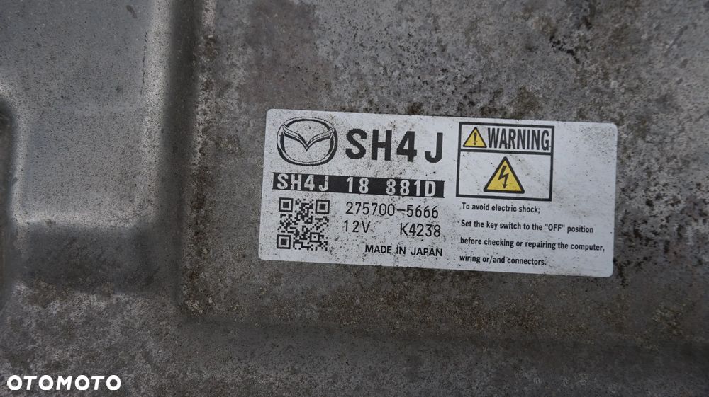 Mazda 6 GJ sterownik komputer silnika SH01 2.2D SH4J 18 881 D SH4J18881D  275700-5666 - 2