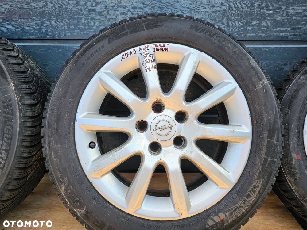 KOŁA FELGI ALUMINIOWE OPONY ZIMOWE OPEL VECTRA ASTRA ZAFIRA SIGNUM MERIVA 16 cali 5x110 ET37 205/55/16 - 8