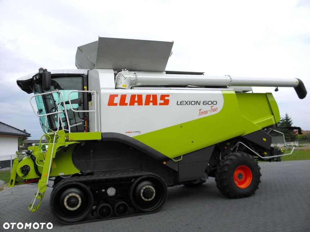 Claas Lexion 600 Terra Trac 2008 Rok, Najbogatsza Wersja, heder V1050, Nie Malowany, Stan Idealny - 5