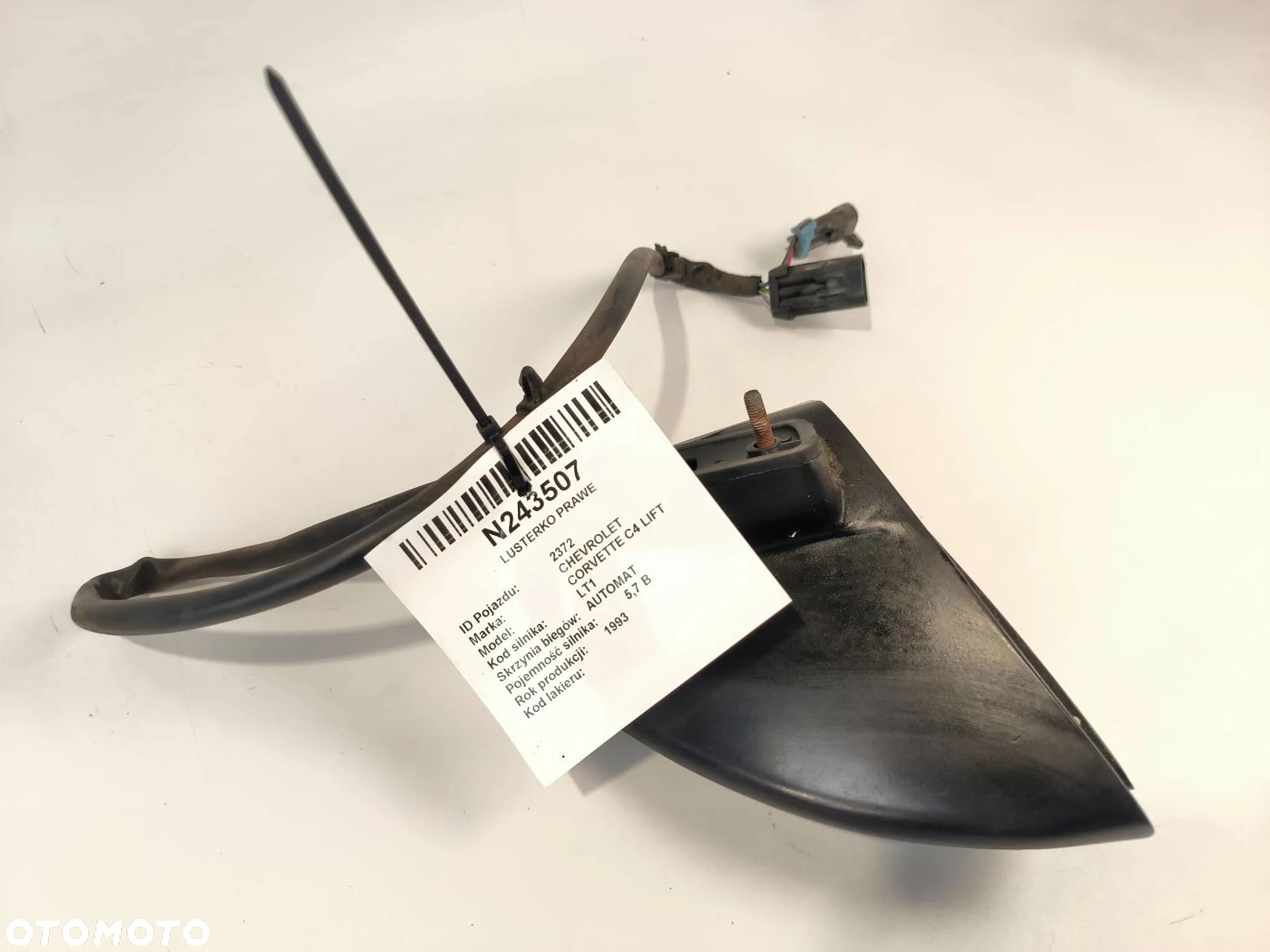 Lusterko prawe 20287802 Chevrolet, Corvette C4 LIFT 1992, Coupe, Benzyna, 5699cm³ - 1