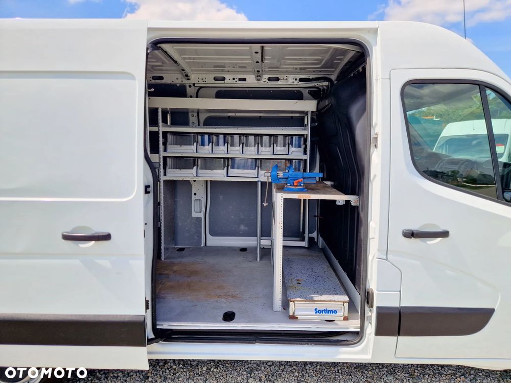 Renault MASTER 2,3 DCI 135 KONNY ŚREDNIAK WYSOKI L2H2 KLIMA WEBASTO ZABUDOWA WARSZTATOWA SORTIMO GWARANCJA 2 X BOCZNE DRZWI - 27