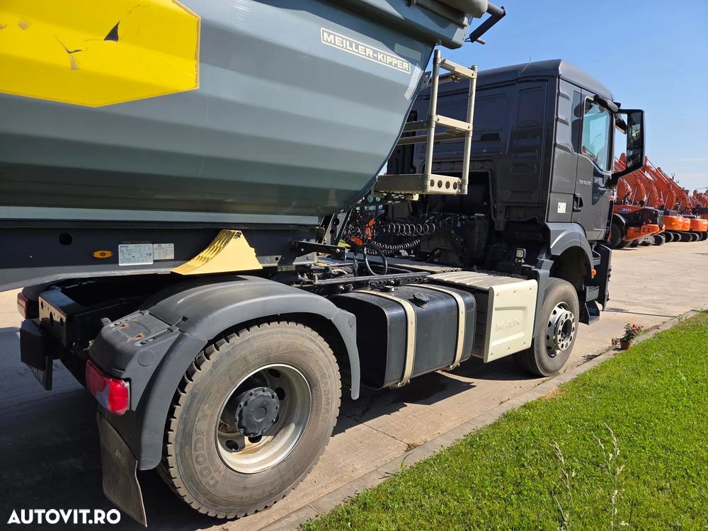 MAN TGS 18.510 4x2, 2023, 130.117km, kit BASCULARE, anv 80% ok, cutie AUTOMATA, bara metalica, posibilitate leasing 4 ani, Pret AUTOTRACTOR 63.900 EUR+Tva si pret ANSAMBLU cu MEILLER 2023, 28mc-89.900 EUR+Tva - 40