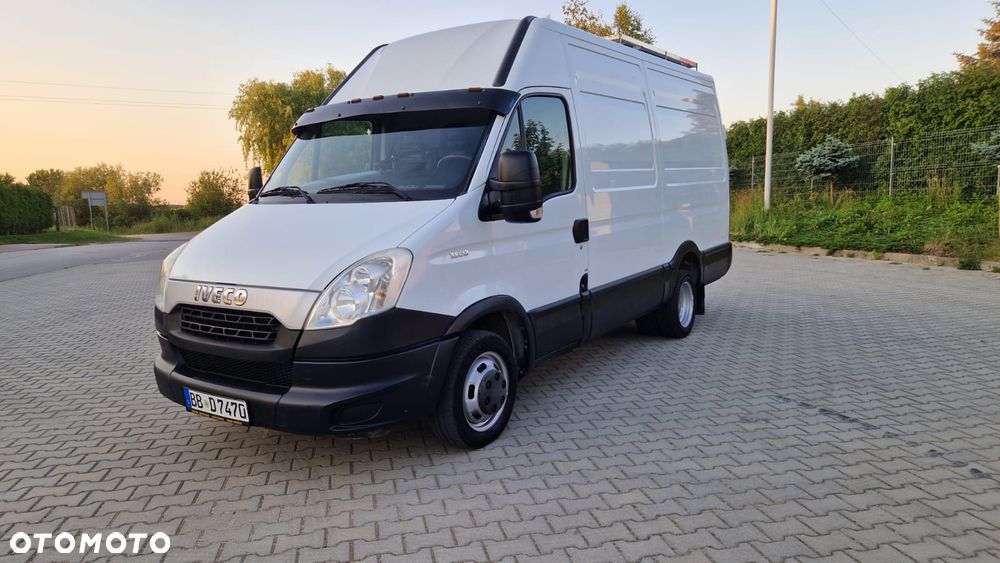 Iveco DAILY 35C13 Klima Elektryka Tempomat Na Bliźniaku Furgon 3os. Hak Serwis - 26