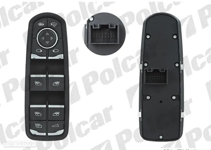 Botões de Comando dos vidros portas Porsche Panamera Macan Cayman NOVO - 3