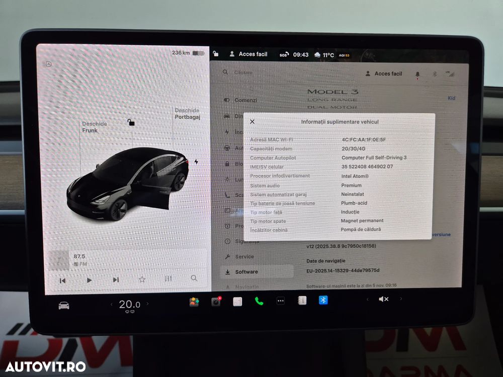 Tesla Model 3 Langstreckenbatterie Allradantrieb Dual Motor - 19