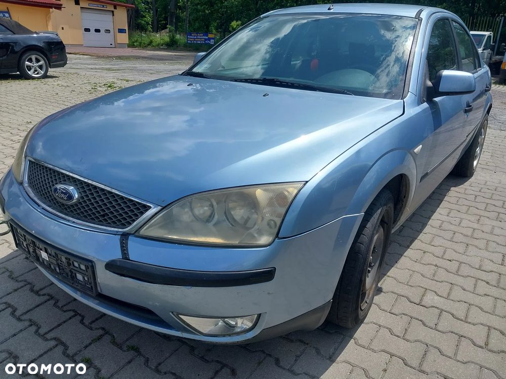 Ford Mondeo Mk3 III Sedan HB silnik 2.0 TDCI diesel 90 KM skrzynia biegów manualna sprzęgło dwumasa drzwi prawe lewe maska klapa lusterko błotnik NIEBIESKI metropolis blue szyba alternator sprężarka klimatyzacja chłodnica pas przedni radio fotel szyba czołowa podłokietnik zamek maglownica turbina hak holowniczy kierownica mcperson sanki belka NA CZĘŚCI WSZYSTKIE CZĘŚCI - 2