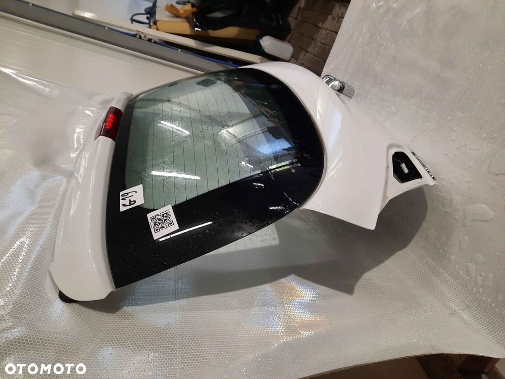 / KLAPA TYŁ TYLNA BAGAŻNIKA OPEL CORSA E Z40R BIAŁA 3D 3 DRZWI HB - 4