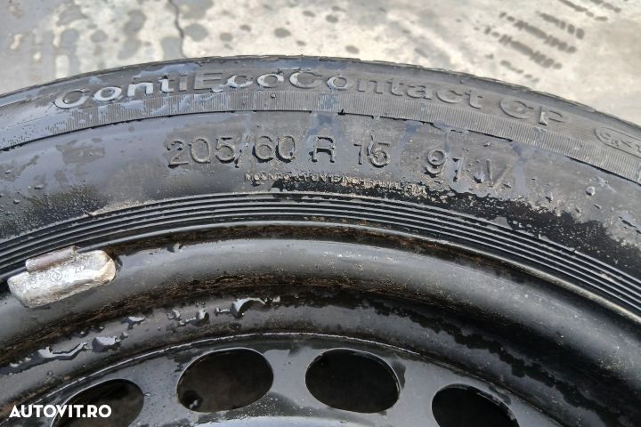 Roata de rezerva R15 3b0601027 7JX15H2 ET45 205/60 R15 3b0601027 7JX1 - 4