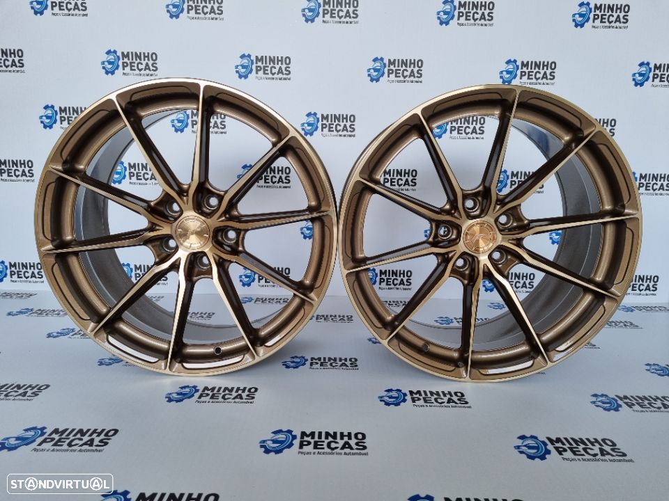 Jantes Japan Racing (JR37) em 17 (5x100) Bronze - 1