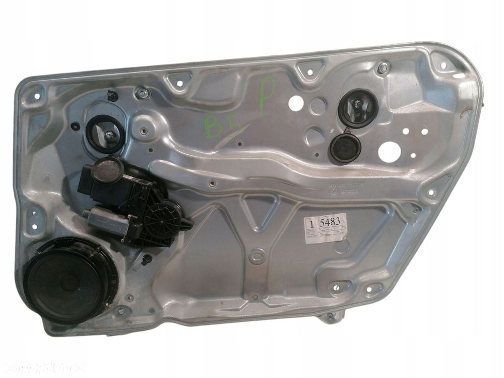 mechanizm podnośnik szyby prawy przód passat b5 lift 01-05 mechanizm szyby - 1