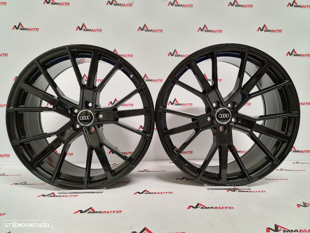Jantes look Audi RS6 4G C7 Preto Brilho 21