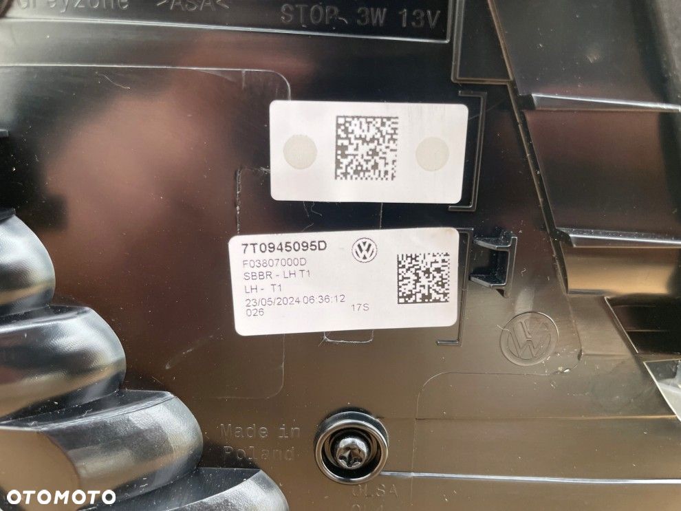 VW T7 MULTIVAN 2023- FULL LED LEWA TYLNA LAMPA ORYGINAŁ 7T0945095D - 4