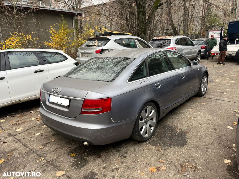 Dezmembrez Audi A6 C6 4F sedan 3.0 TDI BMK 2006 LY7H gri automat - 10