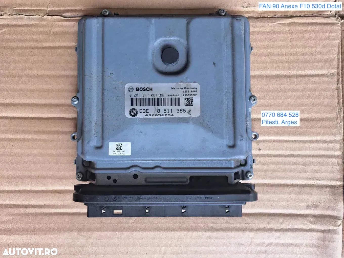Calculator unitate ECU motor original BMW F07 F10 F11 - 1