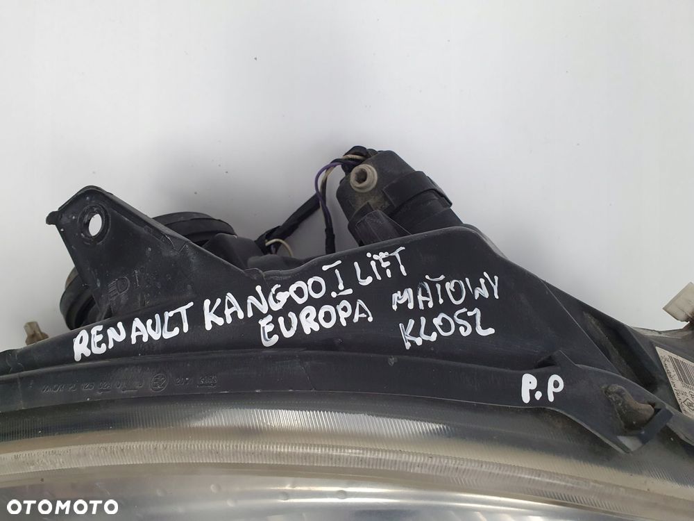 LAMPA PRAWA Renault Kangoo I lift 03-05r PRZEDNIA prawy przód Europa - 6