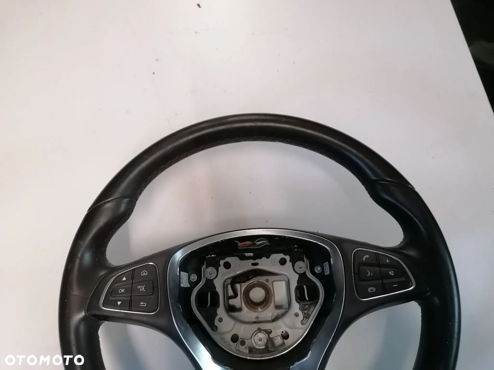 MERCEDES C-KLASA W205 14- KIEROWNICA MULTIFUNKCJA SKÓRZANA ŁOPATKI - 5