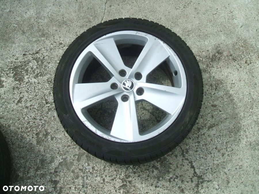 SKODA OCTAVIA SUPERB SEAT VW FELGA KOŁA KOŁO OPONA 225/45/17 R17 zima M+S - 6