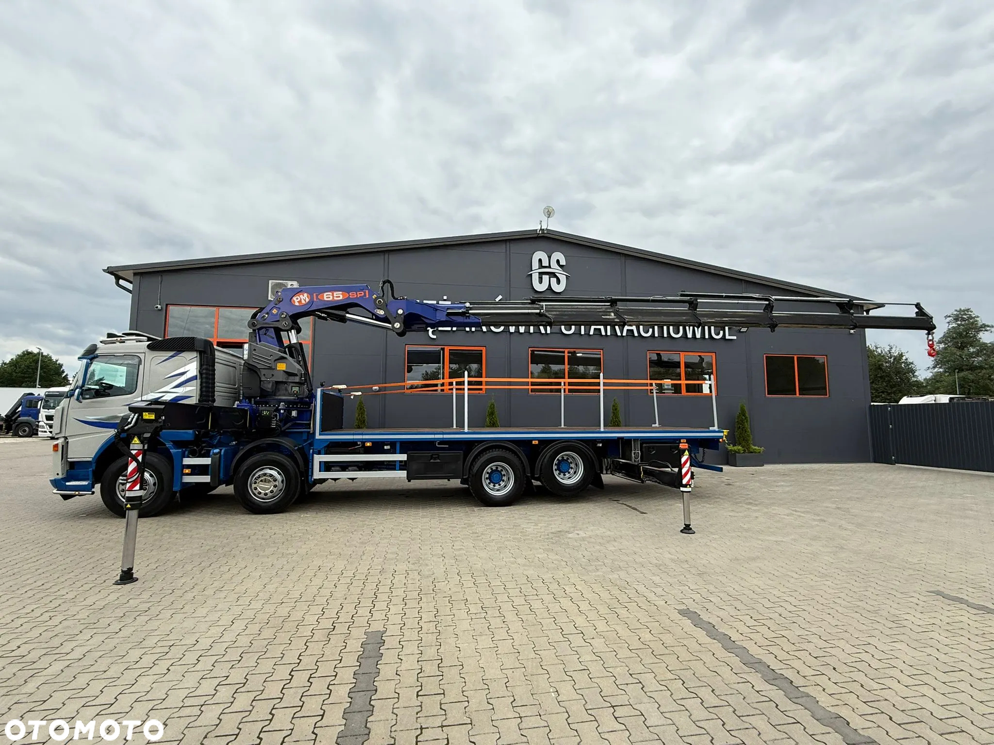 Volvo FM FH 450 8x4 8x2 // dzwig PM65 rok 2016 !!! 22 TONY !!+ platforma // kran crane żuraw hds - 22