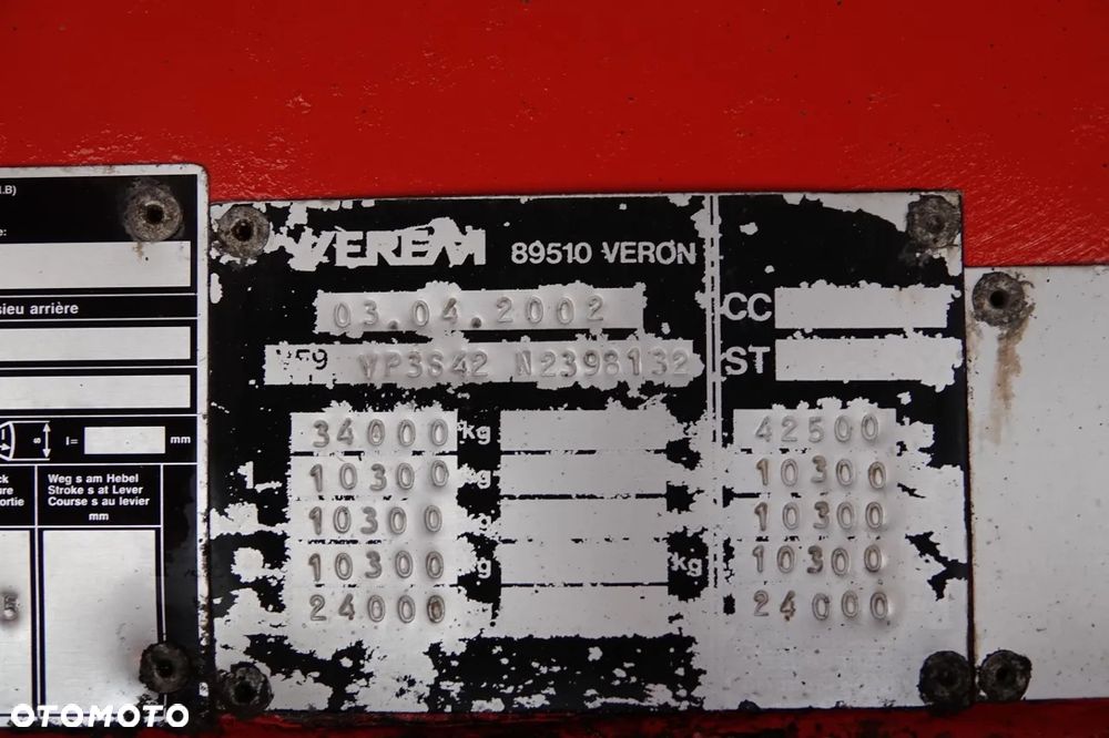 Faymonville VEREM NACZEPA LAWETA NISKOPODWOZIE / NAJAZDY HYDRAULICZNE / 3 OSIOWA / DMC: 34 tony / WAGA: 11 500 kg / - 28