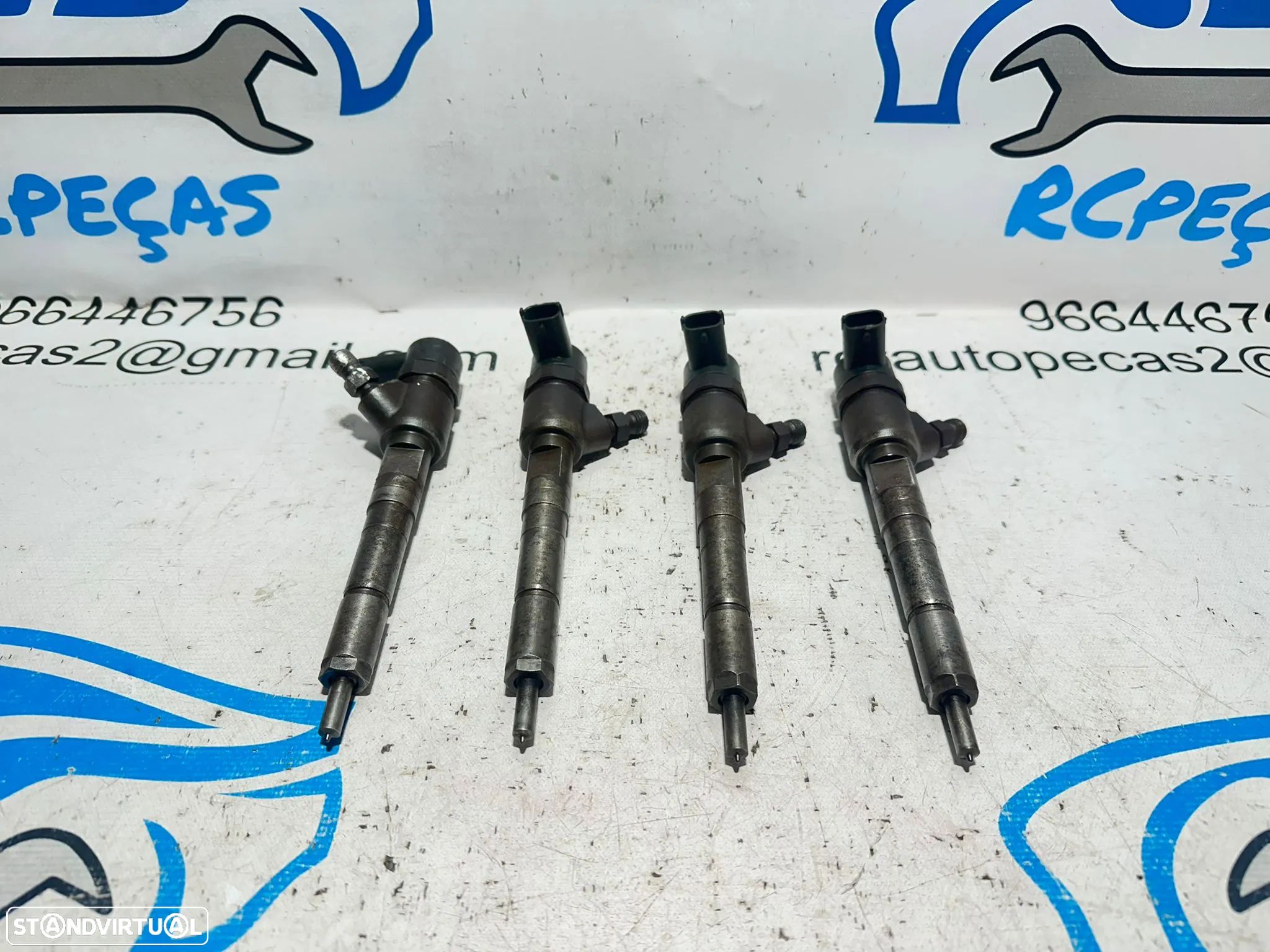 .Conjunto 4 injetores Bosch Fiat Alfa Romeo Ford GM Opel 1.3 CDTi JTD JTDm Z13DTJ 0445110183 - 1