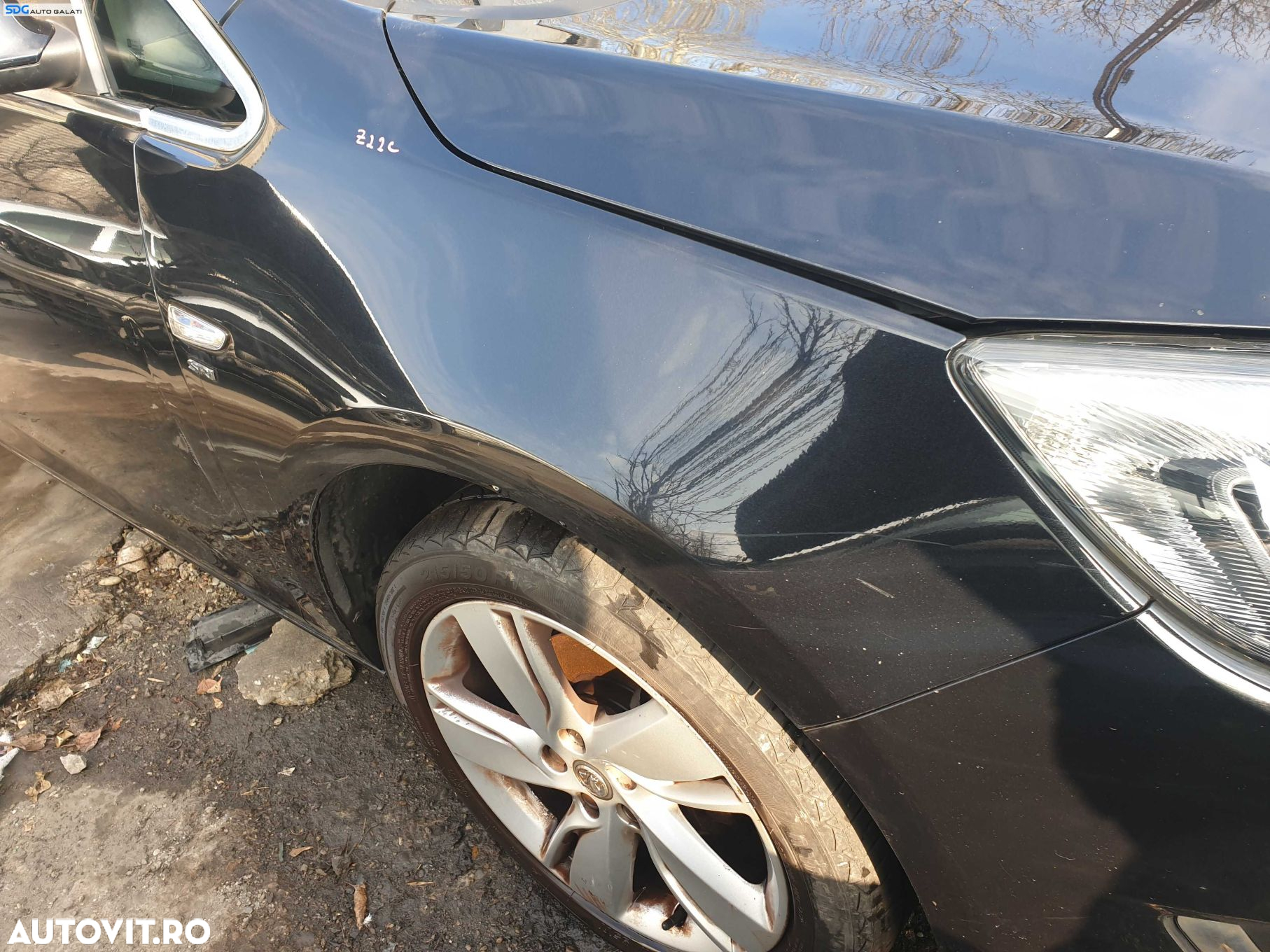 Aripa Dreapta Fata Opel Astra J 2009 - 2016 Culoare Z22C [K3373] - 2