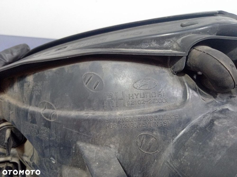 HYUNDAI TUCSON I 04- REFLEKTOR PRAWY LAMPA EU 92102-2EXXX - 8