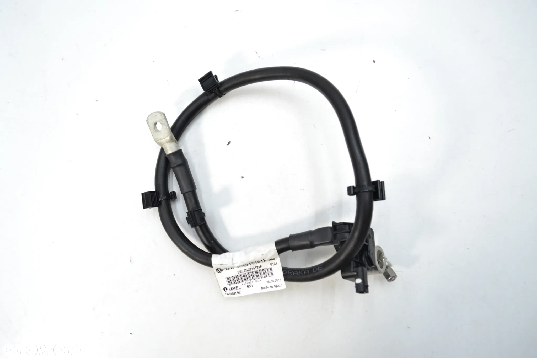 AUDI A8 D4 PRZEWÓD AKUMULATORA MINUS MASA KLEMA 4H0915181F - 7