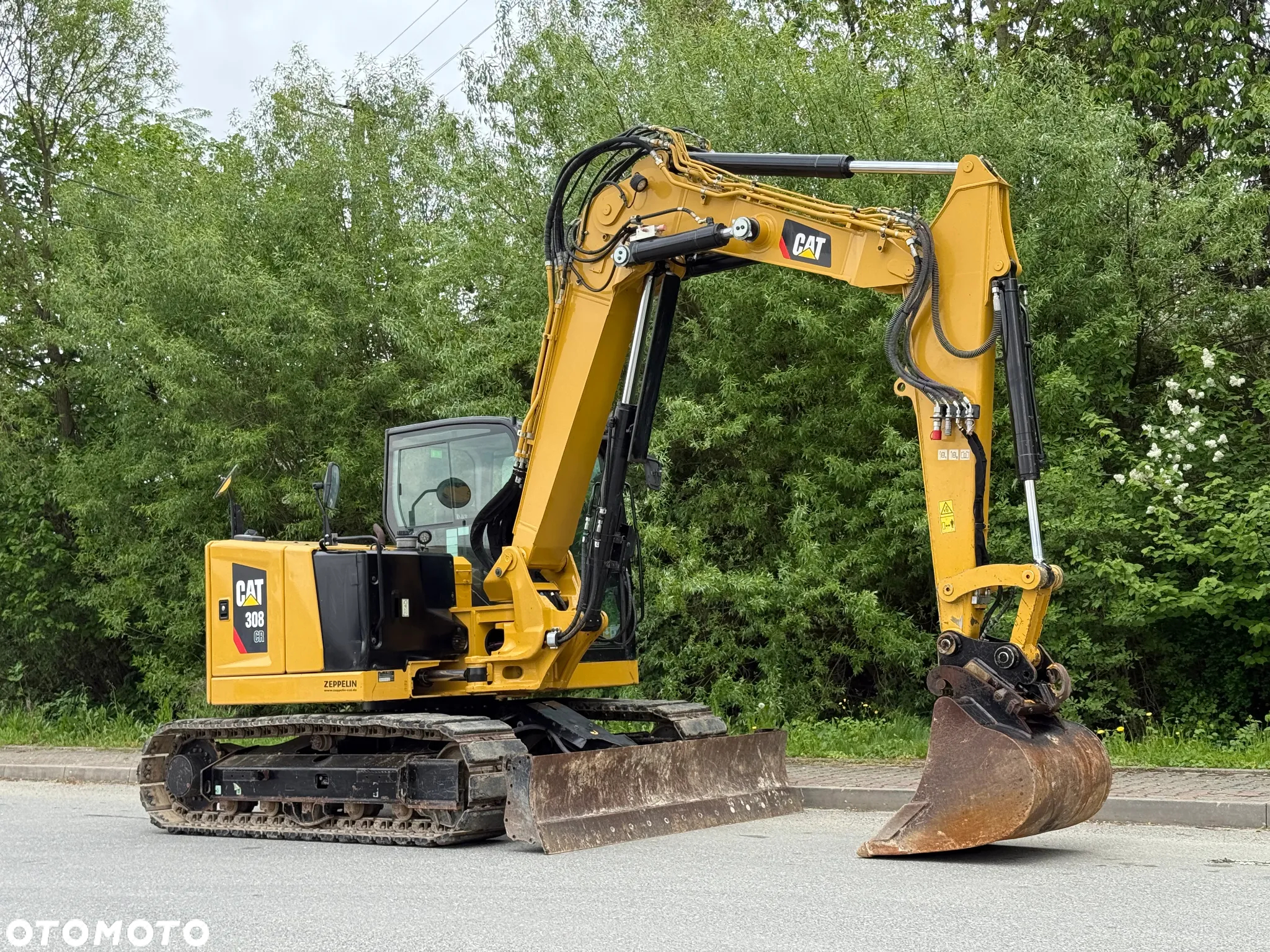 Caterpillar Koparka Gąsienicowa  *CAT 308 CR * Sprowadzona * JAK NOWA * Perfekcyjny Stan - 18