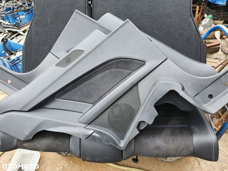 FOTELE KANAPA BOCZKI MERCEDES C W204 LIFT COUPE ALCANTARA ORYGINAL DEMONTAZ - 15